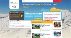 Desktop Screenshot of cy.kizmantravel.com